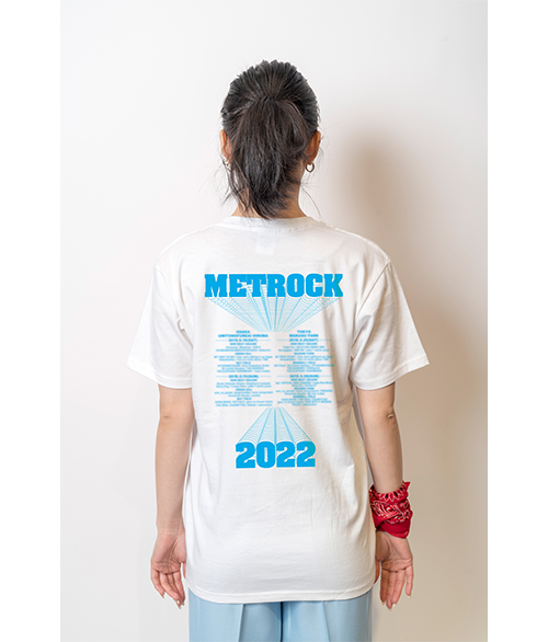 METROCK 2022 オフィシャルロゴTシャツ ホワイト XLサイズ 白 ...